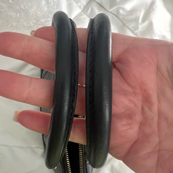 MCM Black Satchel with Gold Hardware - Picture 13 of 15